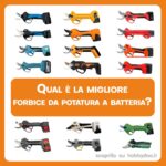 la migliore forbice da potatura a batteria per potare olivi